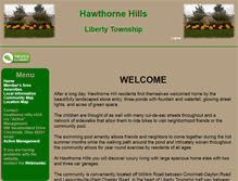 Tablet Screenshot of hawthornehillslibertytownship.org